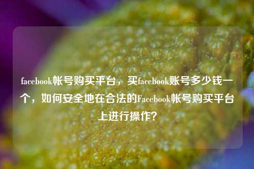 facebook帐号购买平台，买facebook账号多少钱一个，如何安全地在合法的Facebook帐号购买平台上进行操作？