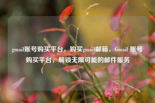gmail账号购买平台，购买gmail邮箱，Gmail 账号购买平台，解锁无限可能的邮件服务